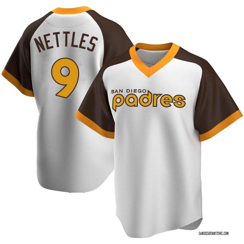 Graig Nettles Men's San Diego Padres Home Cooperstown Collection Jersey - White Replica
