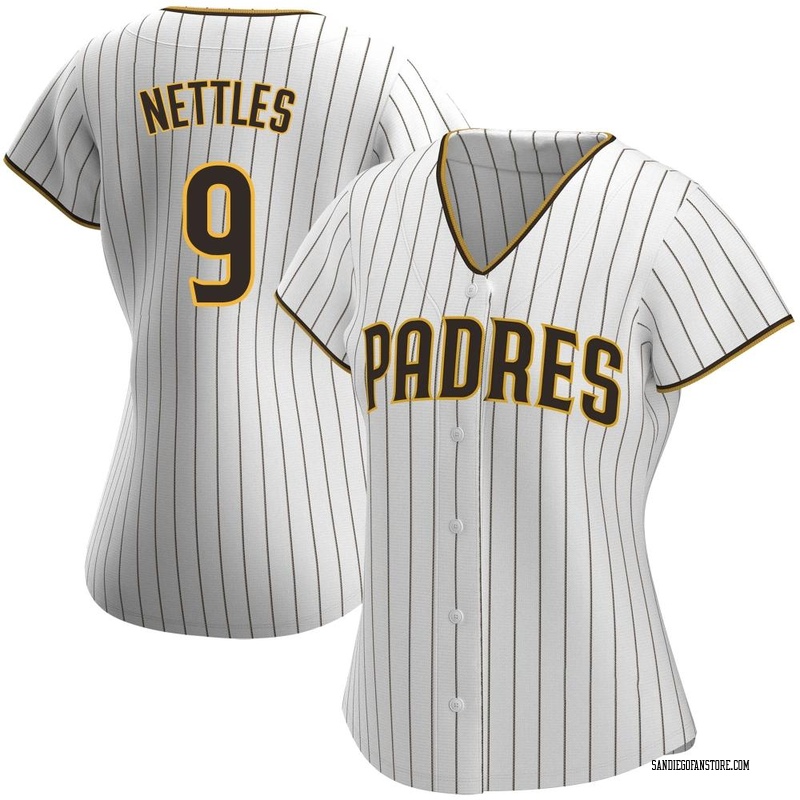 Graig Nettles Women's San Diego Padres Home Jersey - White/Brown Authentic