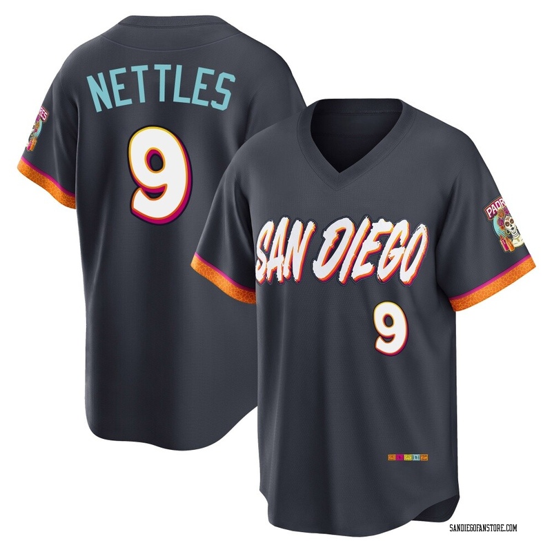 Graig Nettles Youth San Diego Padres Obsidian 2026 City Connect Stadium Jersey - Limited