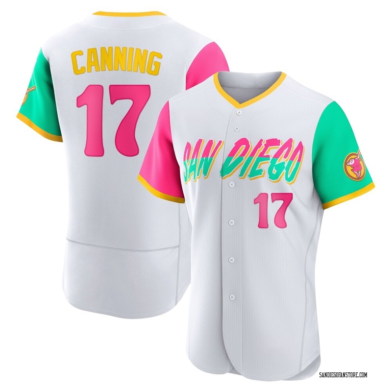 Griffin Canning Men's San Diego Padres 2022 City Connect Jersey - White Authentic