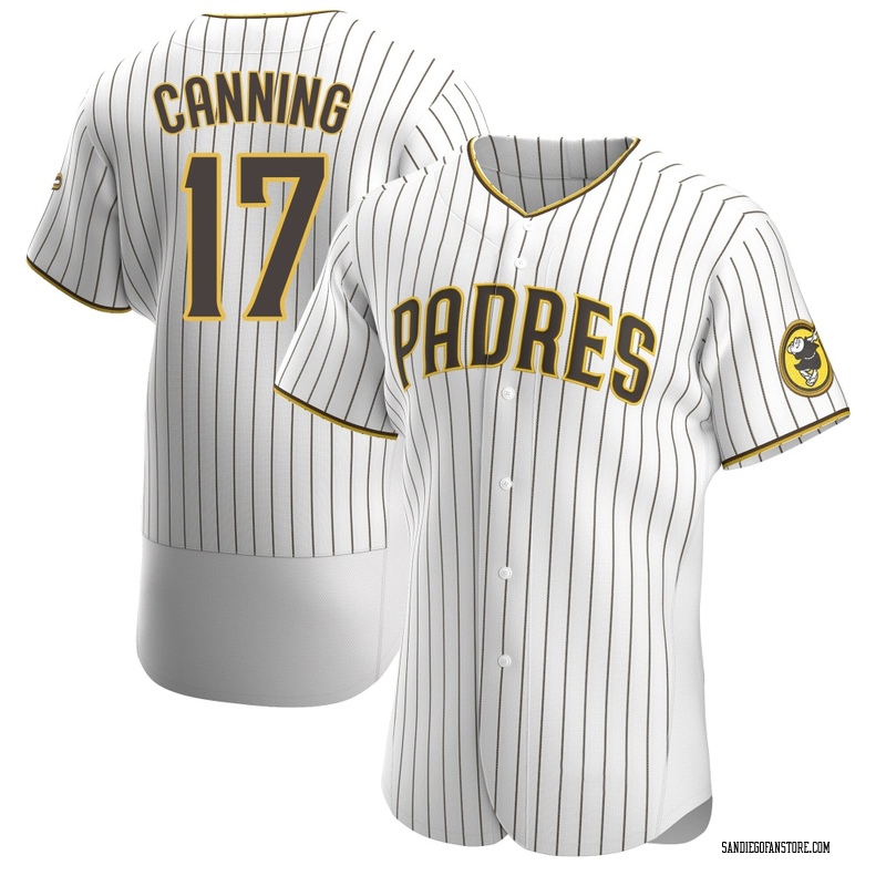Griffin Canning Men's San Diego Padres Home Jersey - White/Brown Authentic