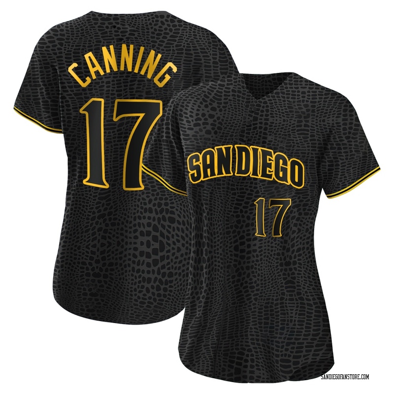 Griffin Canning Women's San Diego Padres Snake Skin City Jersey - Black Replica