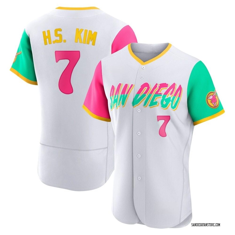 Men's San Diego Padres - Ha-seong Kim #7 Cool Base Stitched Jersey