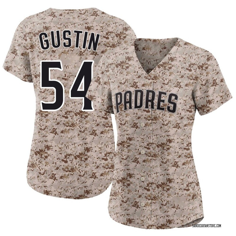 Harry Gustin Women's San Diego Padres 2nd Alternate Jersey - Camo Limited