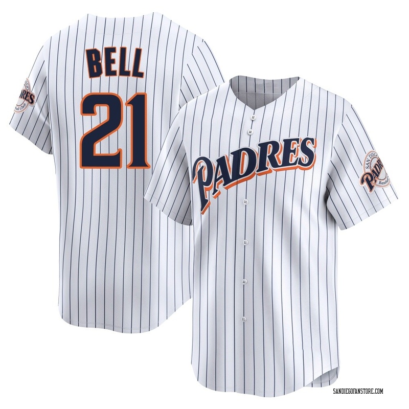 Heath Bell Youth San Diego Padres Cooperstown Collection Jersey - White Limited