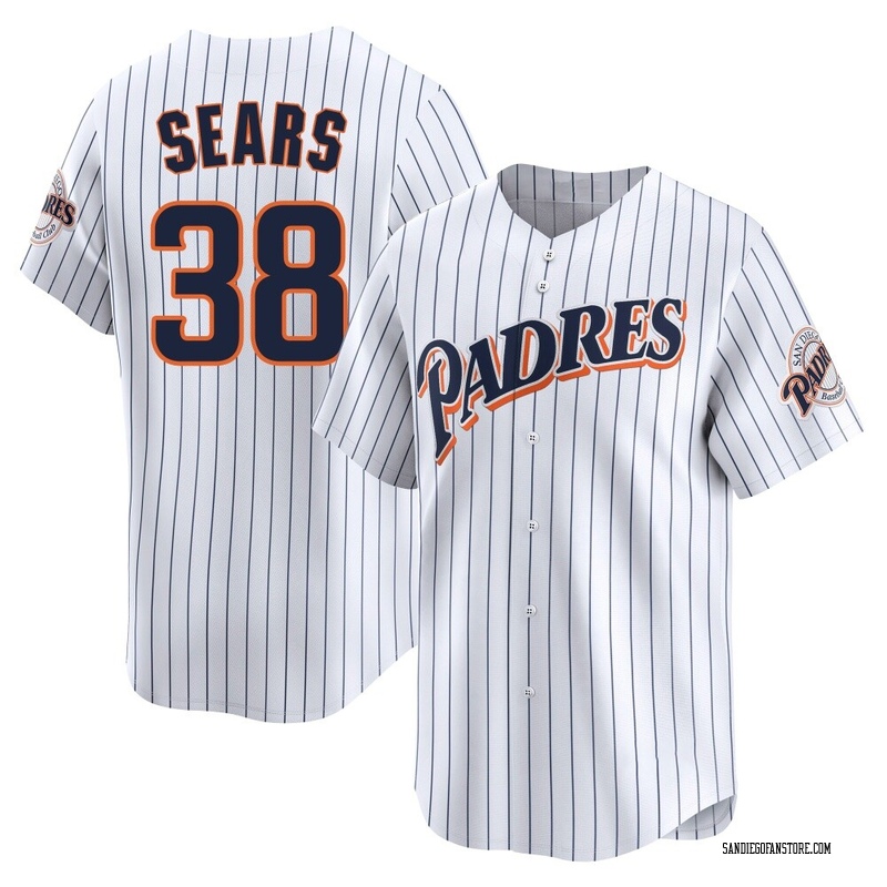 JP Sears Men's San Diego Padres Cooperstown Collection Jersey - White Limited