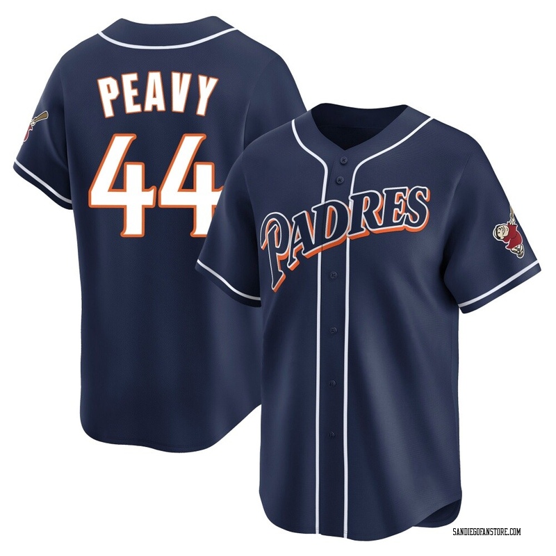 Jake Peavy Men's San Diego Padres Cooperstown Collection Jersey - Navy Limited
