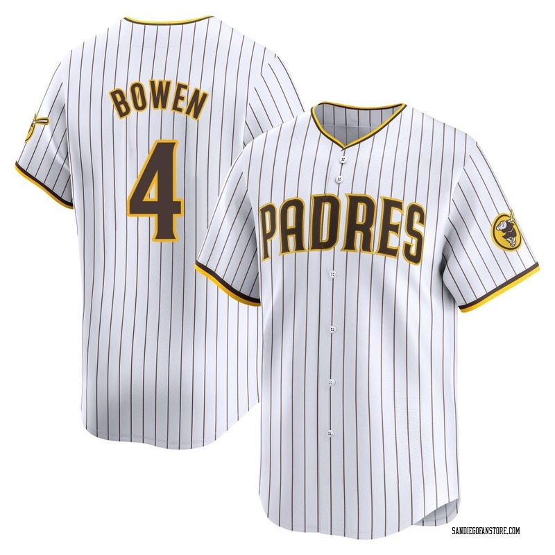 Jase Bowen Men's San Diego Padres Home Jersey - White Limited