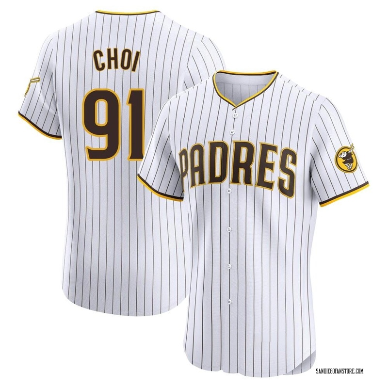 Ji Man Choi Men's San Diego Padres Home Jersey - White Elite