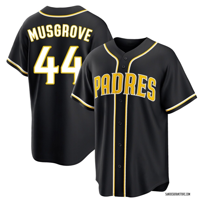 Joe Musgrove Men's San Diego Padres Fashion Out Jersey - Black Replica