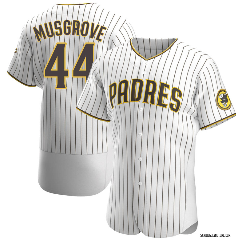 Joe Musgrove Men's San Diego Padres Home Jersey - White/Brown Authentic