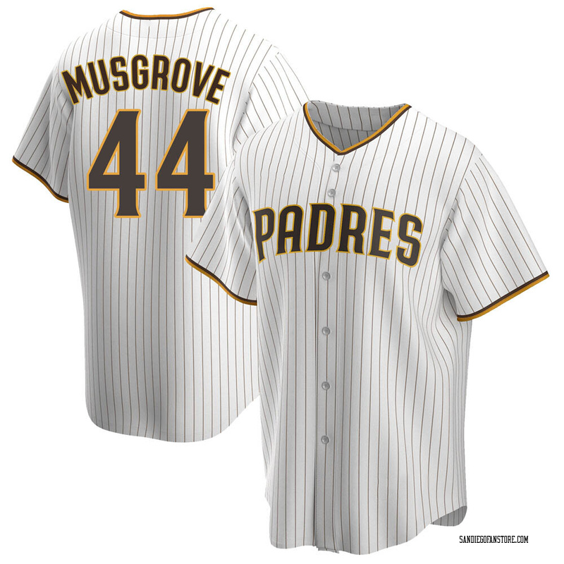 Joe Musgrove Youth San Diego Padres Home Jersey - White/Brown Replica