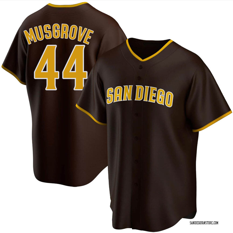 Joe Musgrove Youth San Diego Padres Road Jersey - Brown Replica