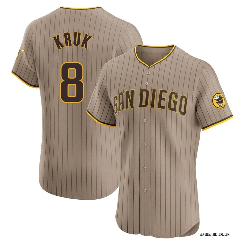 John Kruk Men's San Diego Padres Alternate Jersey - Brown Elite