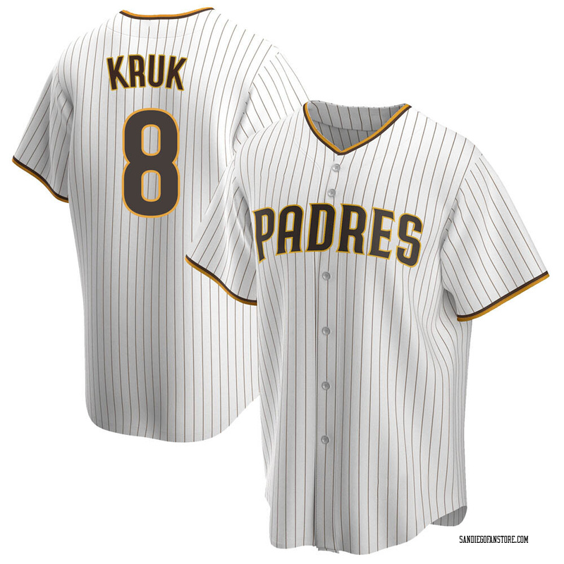 John Kruk Men's San Diego Padres Home Jersey - White/Brown Replica