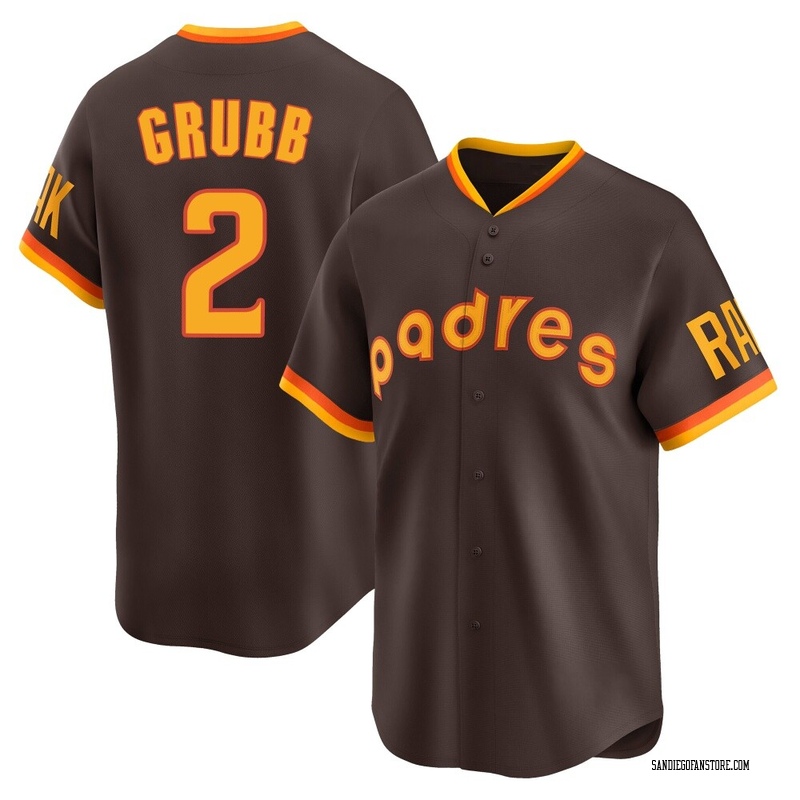 Johnny Grubb Men's San Diego Padres Cooperstown Collection Jersey - Brown Limited