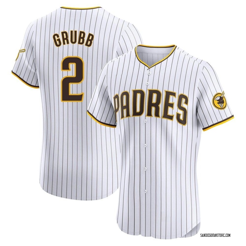 Johnny Grubb Men's San Diego Padres Home Jersey - White Elite