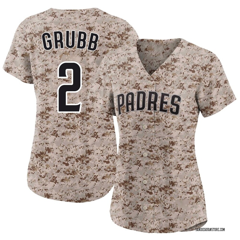 Johnny Grubb Women's San Diego Padres 2nd Alternate Jersey - Camo Limited