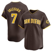 Jose Iglesias Men's San Diego Padres Away Jersey - Brown Limited