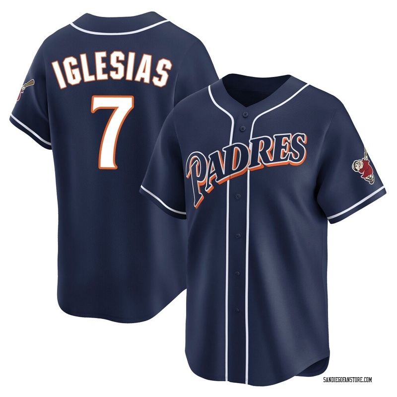 Jose Iglesias Men's San Diego Padres Cooperstown Collection Jersey - Navy Limited