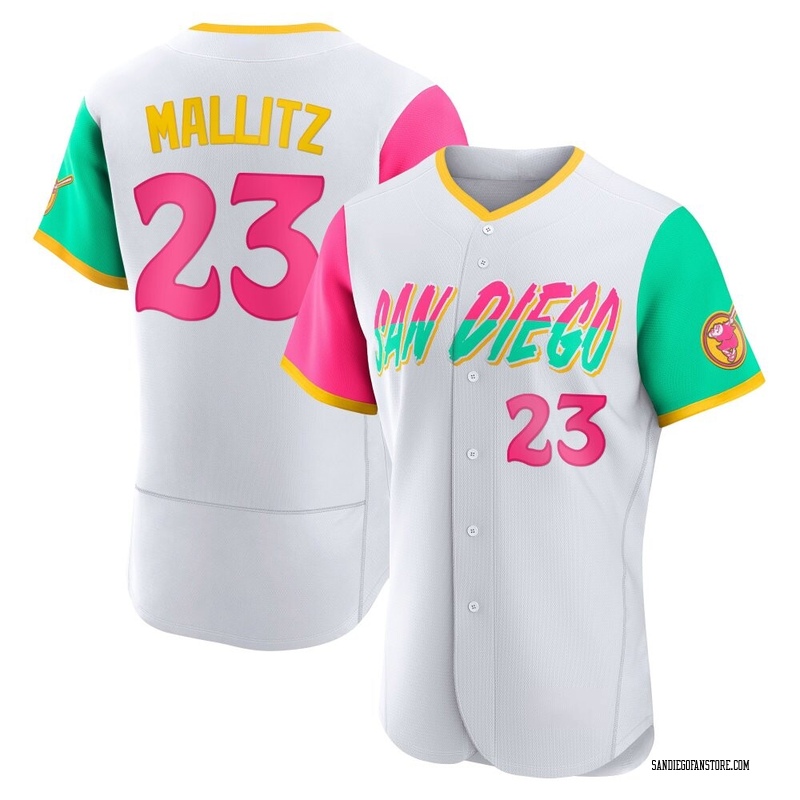 Josh Mallitz Men's San Diego Padres 2022 City Connect Jersey - White Authentic