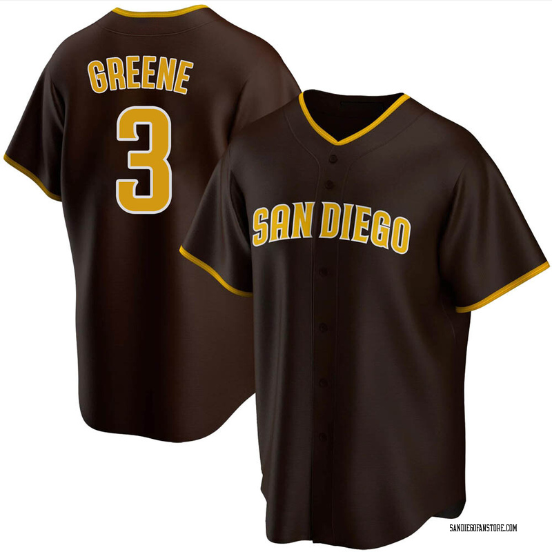 Khalil Greene Men's San Diego Padres Road Jersey - Brown Replica