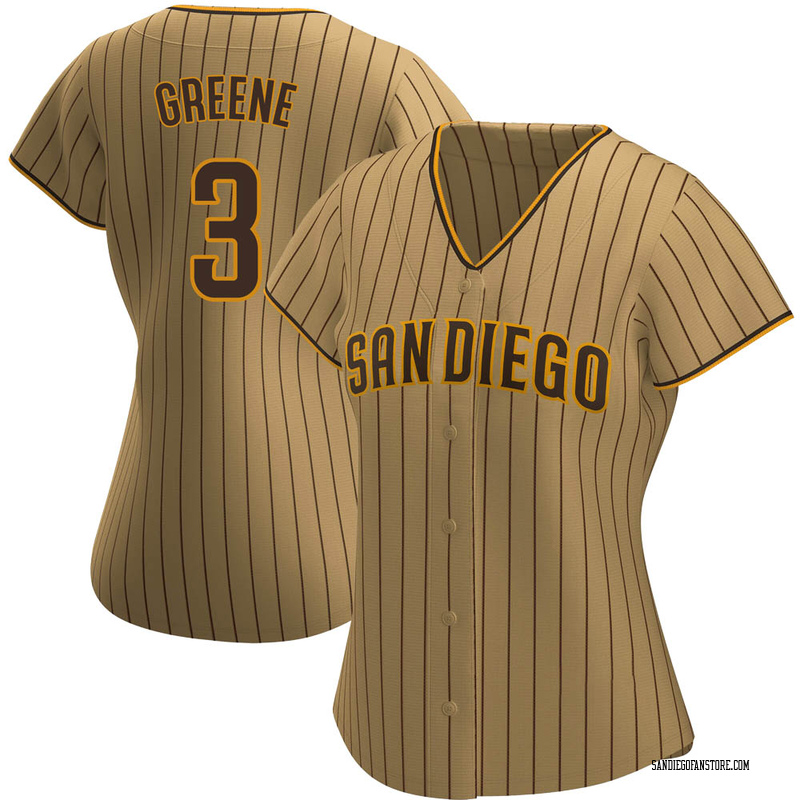 Khalil Greene Women's San Diego Padres Alternate Jersey - Tan/Brown Authentic