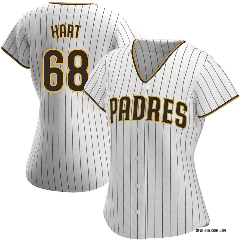 Kyle Hart Women's San Diego Padres Home Jersey - White/Brown Authentic