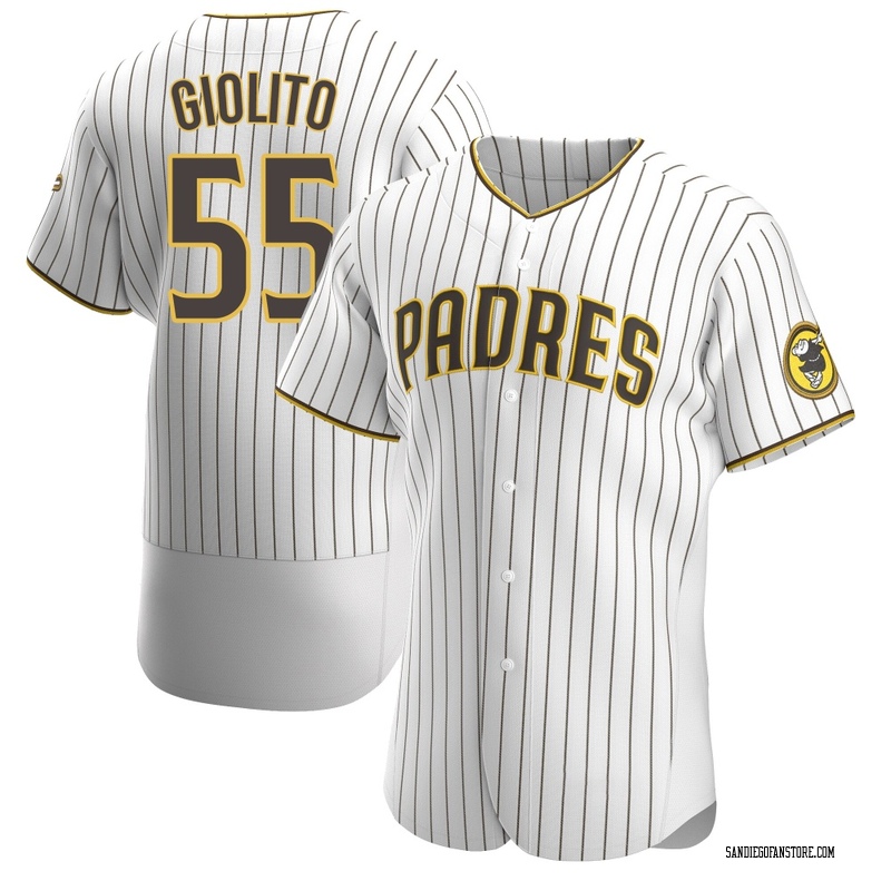 Lucas Giolito Men's San Diego Padres Home Jersey - White/Brown Authentic