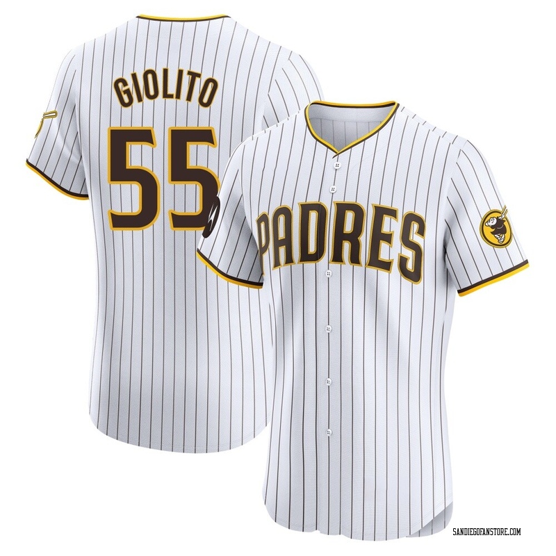 Lucas Giolito Men's San Diego Padres Home Patch Jersey - White Elite