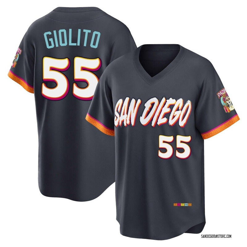 Lucas Giolito Youth San Diego Padres Obsidian 2026 City Connect Stadium Jersey - Limited
