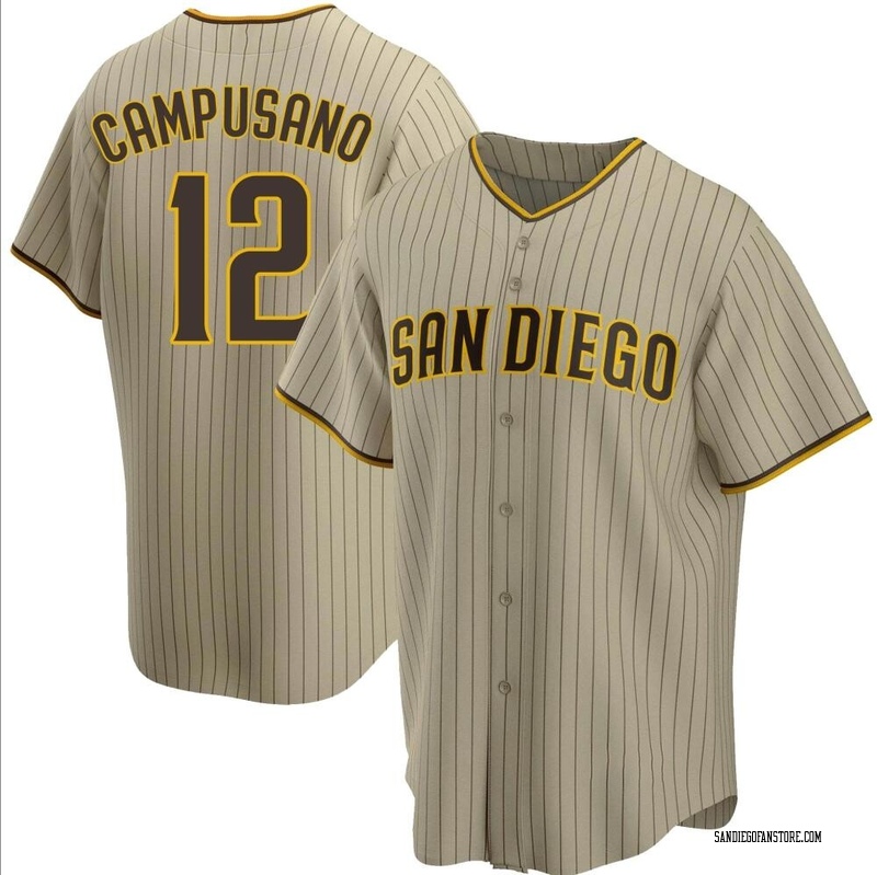 Luis Campusano Men's San Diego Padres Alternate Jersey - Sand/Brown Replica