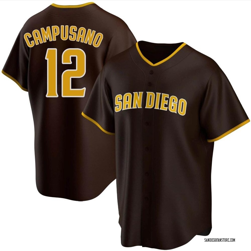 Luis Campusano Youth San Diego Padres Road Jersey - Brown Replica