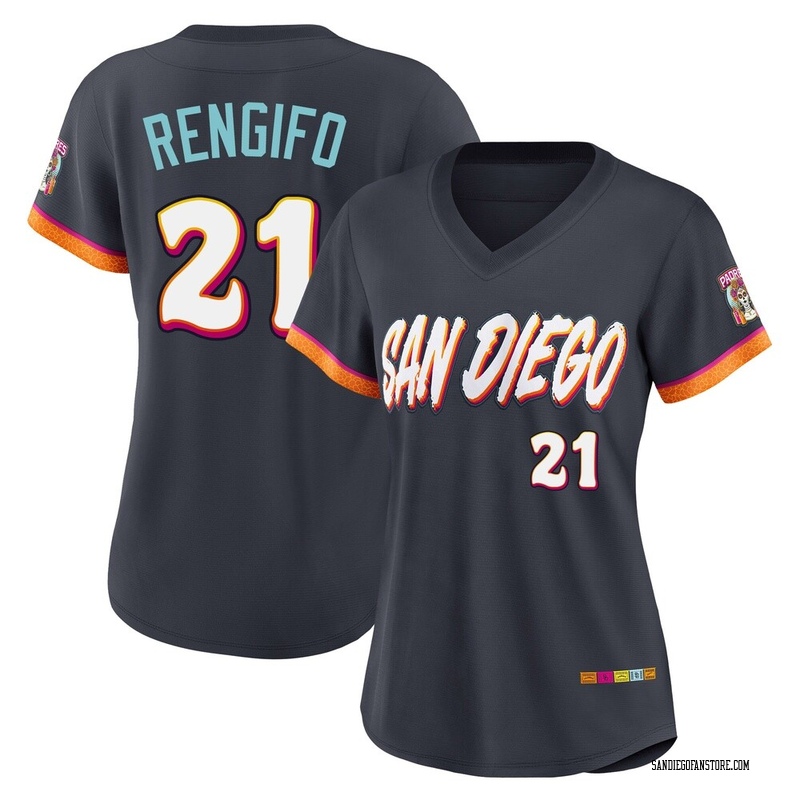 Luis Rengifo Women's San Diego Padres Obsidian 2026 City Connect Stadium Jersey - Limited