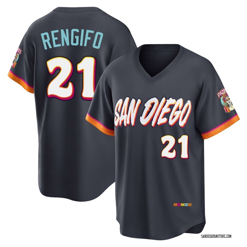 Luis Rengifo Youth San Diego Padres Obsidian 2026 City Connect Stadium Jersey - Limited