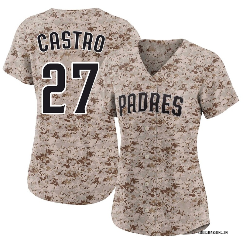 Manuel Castro Women's San Diego Padres 2nd Alternate Jersey - Camo Limited