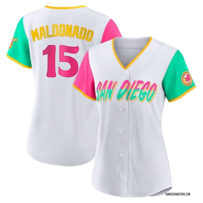Martin Maldonado Women's San Diego Padres 2022 City Connect Jersey - White Replica