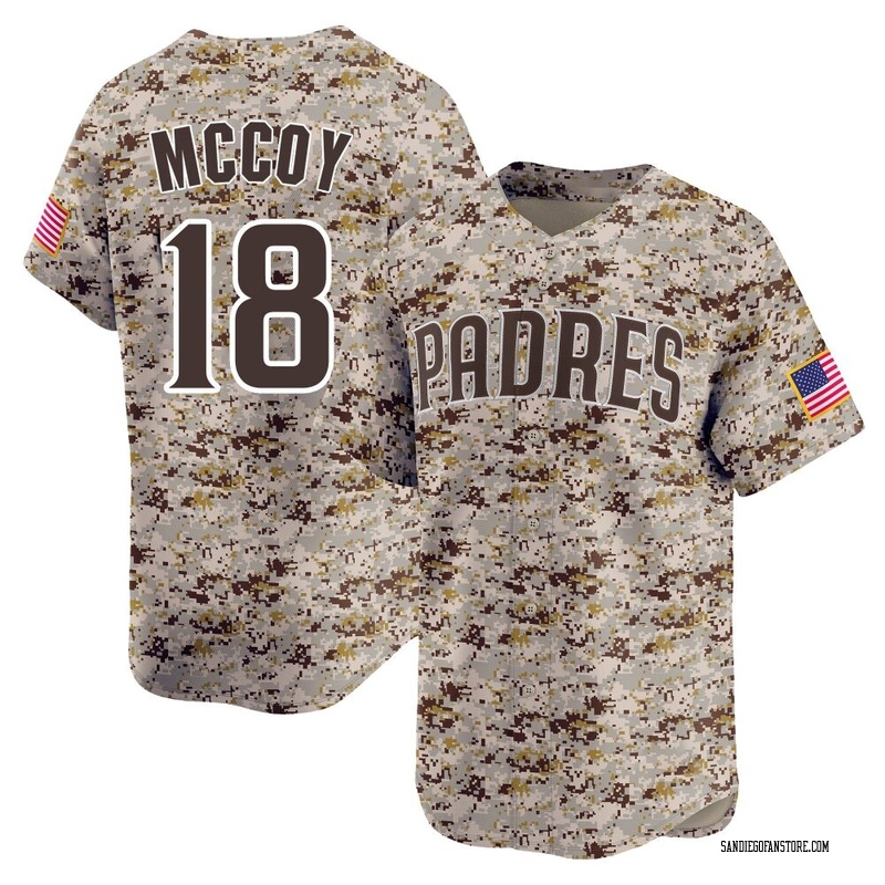 Mason McCoy Men's San Diego Padres 2nd Alternate Jersey - Camo Limited