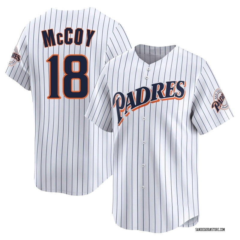 Mason McCoy Men's San Diego Padres Cooperstown Collection Jersey - White Limited