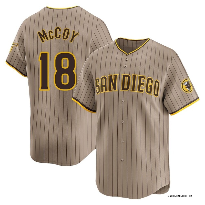 Mason McCoy Youth San Diego Padres Tan Alternate Jersey - Limited
