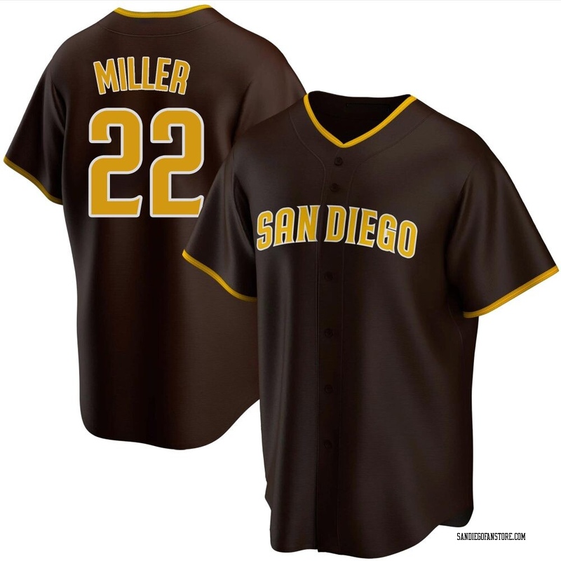 Mason Miller Men's San Diego Padres Road Jersey - Brown Replica