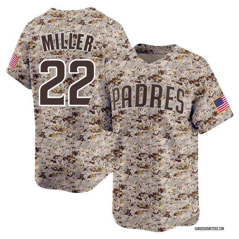 Mason Miller Youth San Diego Padres 2nd Alternate Jersey - Camo Limited