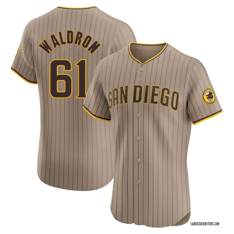 Matt Waldron Men's San Diego Padres Alternate Jersey - Brown Elite