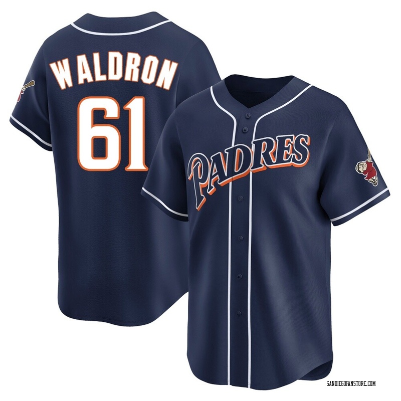 Matt Waldron Men's San Diego Padres Cooperstown Collection Jersey - Navy Limited
