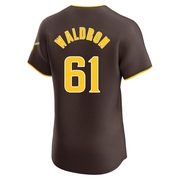 Matt Waldron Men's San Diego Padres Road Vapor Premier Jersey - Brown Elite