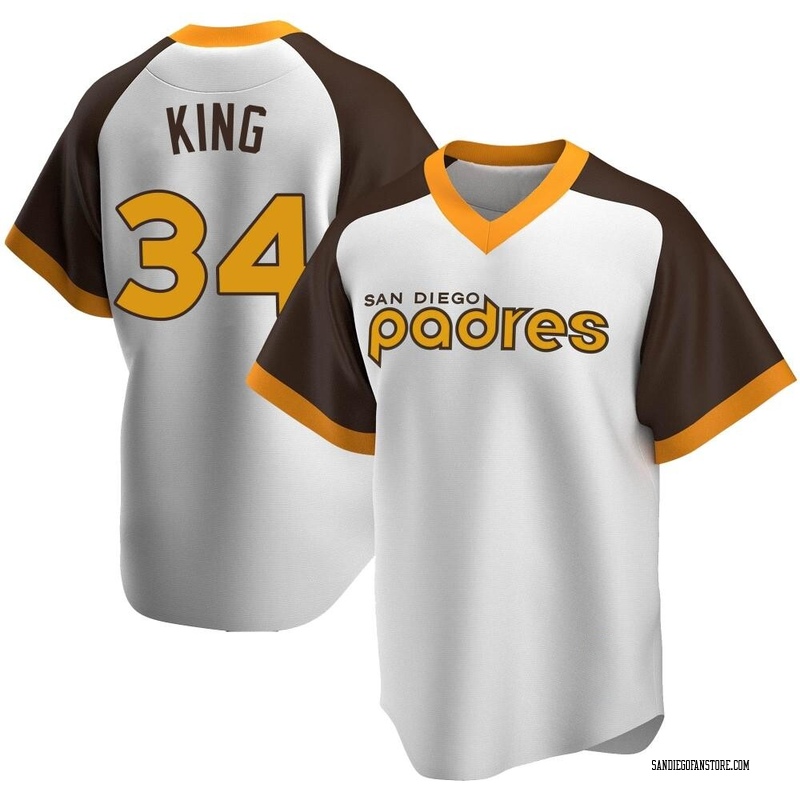 Michael King Youth San Diego Padres Home Cooperstown Collection Jersey - White Replica