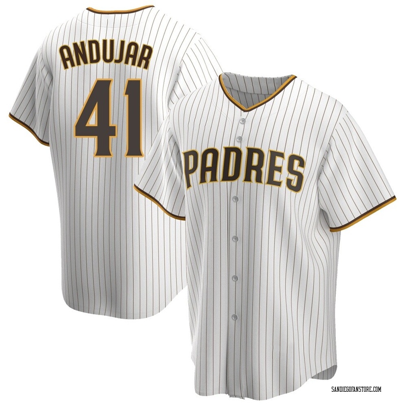 Miguel Andujar Youth San Diego Padres Home Jersey - White/Brown Replica