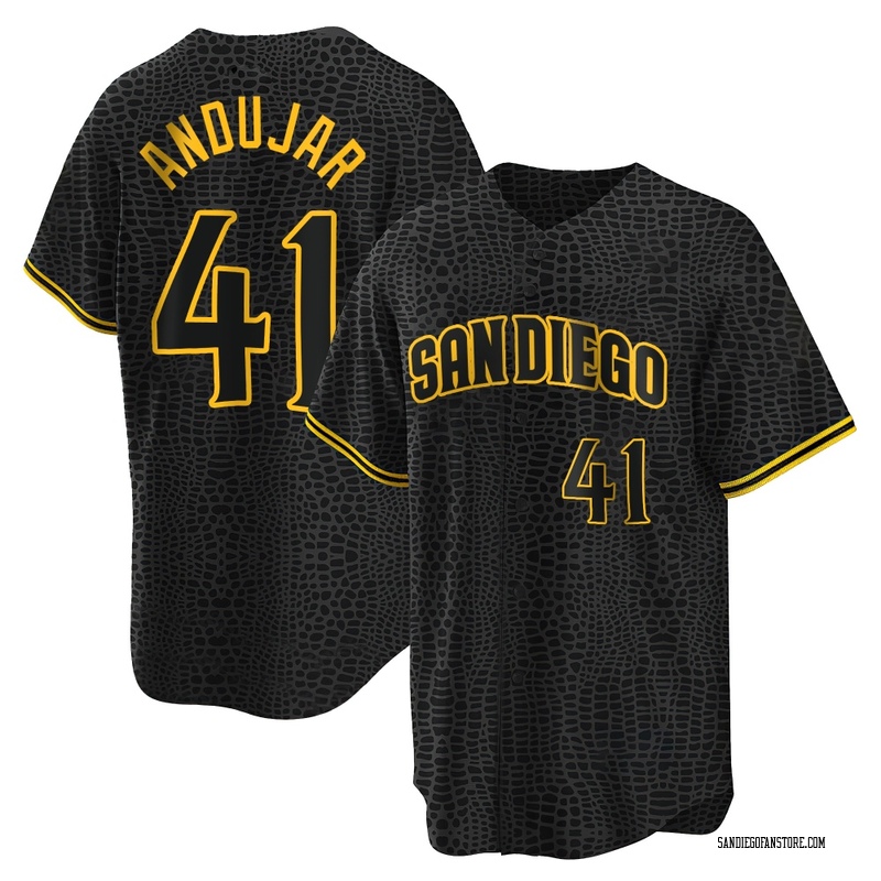 Miguel Andujar Youth San Diego Padres Snake Skin City Jersey - Black Replica