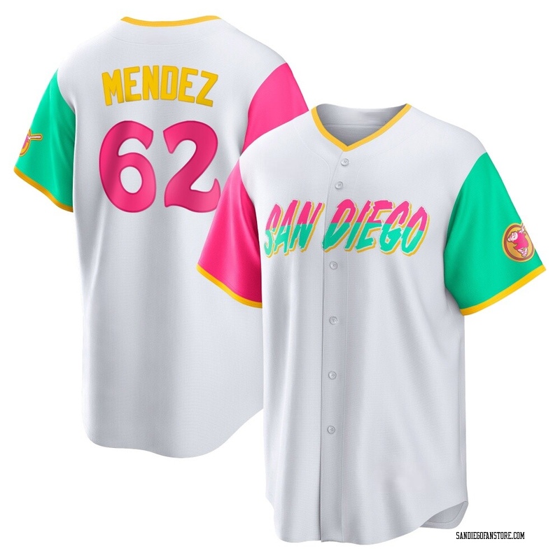 Miguel Mendez Men's San Diego Padres 2022 City Connect Jersey - White Replica