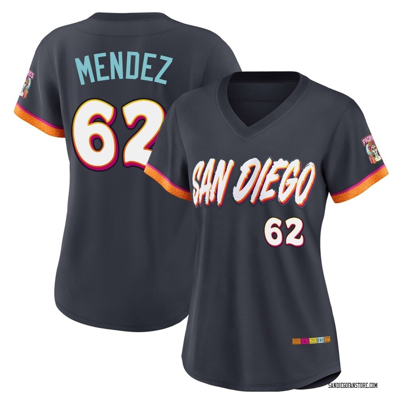 Miguel Mendez Women's San Diego Padres Obsidian 2026 City Connect Stadium Jersey - Limited